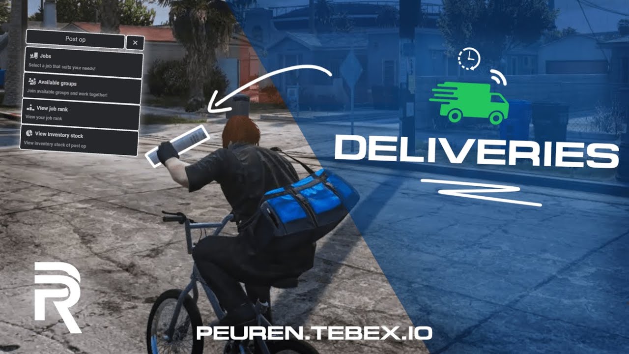 PeuRen Development Deliveries Job FiveM YouTube Peuren development deliveries job fivem youtube