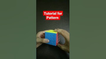 Unique pattern on Rubik