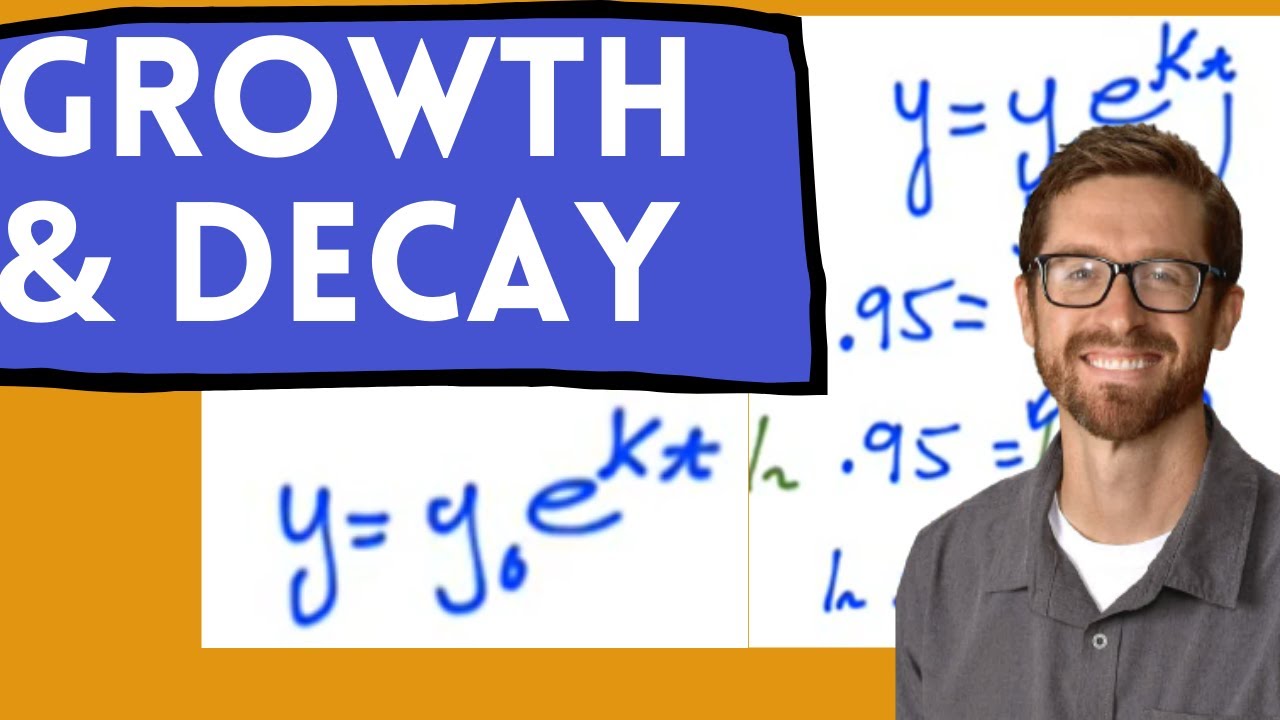 Exponential Growth and Decay Word Problems 1 - YouTube