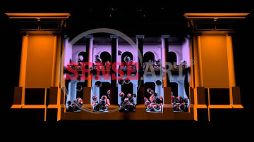 3D mapping nha hat Hanoi SenseArt