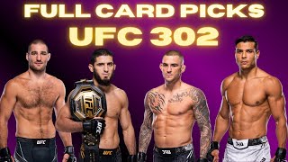 UFC 302 | Islam Makhachev vs Dustin Poirier | Full Card Breakdown, Picks, and Betting Tips