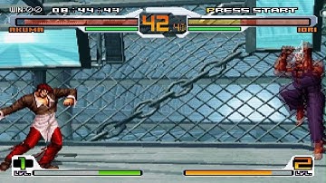 SNK VS. CAPCOM SVC CHAOS Shin Akuma vs Orochi iori