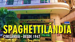 Tradicional Restaurante desde 1947 - Spaghettilândia na Cinelândia Rio de Janeiro