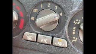 2003 Mitsubishi Outlander - AC and Blower Problems