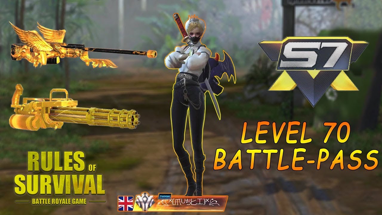 Season 7 New Training Manual maxed out (Rules of Survival)