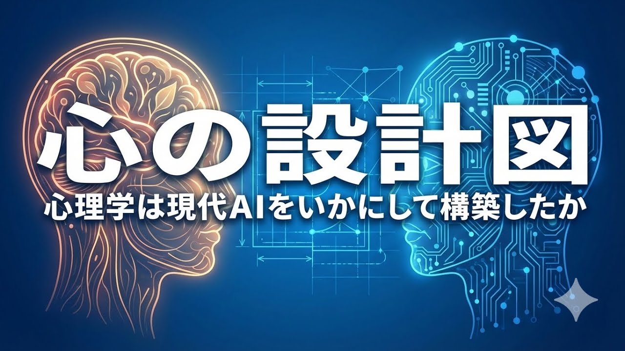 心の設計図：心理学は現代AIをいかにして構築したか