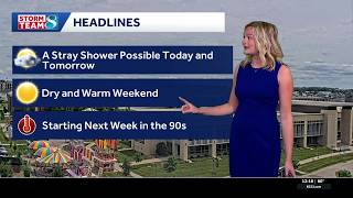 Iowa weather: A few rain chances before a sunny and dry weekend