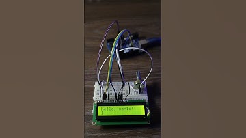 Connecting LCD Display With Arduino | TM Ideas #shorts #coding #electronic #programming #science