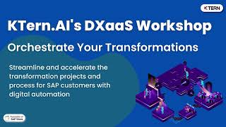 Orchestrate Transformations | KTern.AI's DXaaS Workshop