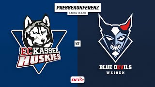 Pressekonferenz 6. Spieltag | EC Kassel Huskies - Blue Devils Weiden