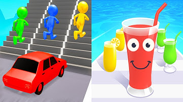 Shape shifting VS Juice Run - All Level Gameplay Walkthrough Android iOS Ep2