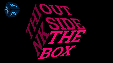 3D Cube Text Effect in Photoshop (For Beginners)
