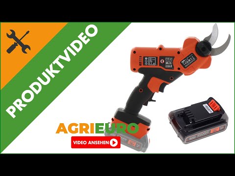 Produktvideo: Akku-Gartenschere Black
