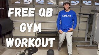 FREE QB Workout Split