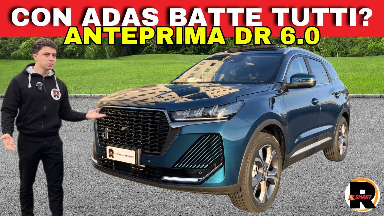 NUOVA DR 6.0 - SUV FULL OPTIONAL da 31.900 euro - Anteprima PRO e CONTRO