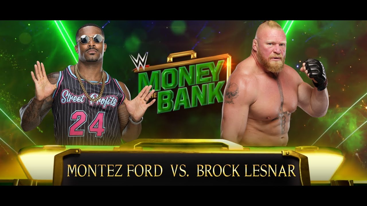 MITB 2024 Brock Lesnar vs Montez Ford YouTube