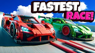 Racing the FASTEST Cars We Can Find Ends in DISASTER in Brick Rigs Multiplayer! screenshot 4