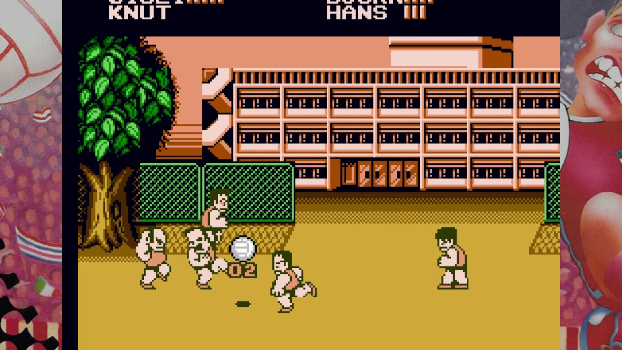 Kunio Sports #5 (PS4) Super Dodge Ball NES - Bean Ball! (w/ Iceland's Helgi)