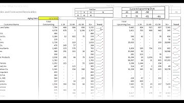 Review Income Statement and Aged Receivables in Excel | BizNet Software
