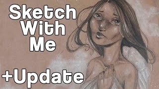 Sketch With Me | Angel in Graphite + Life Update