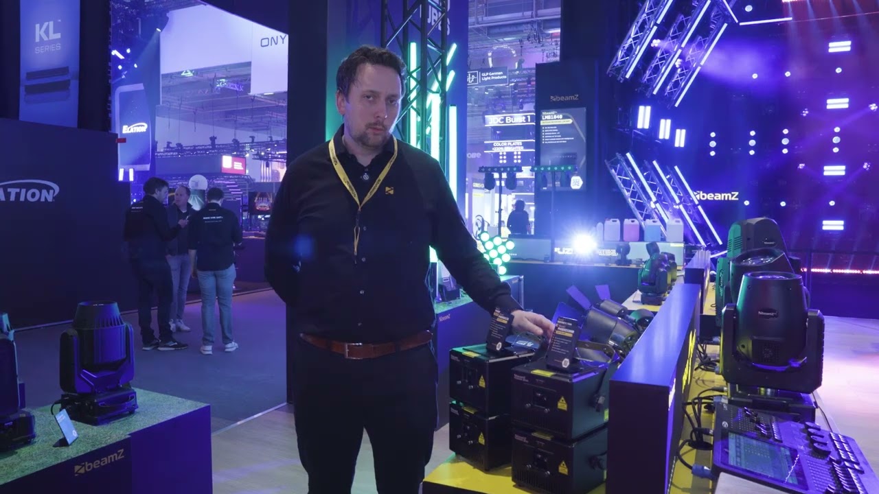 Prolight + Sound 2025: beamZ Phoenix 3000 Analoges Lasersystem Neuheit bei LTT