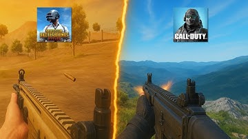 PUBG vs CODM: How the Same Guns Look Different