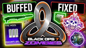 *HUGE* Weapon BUFFS & CURSED Fixes For BO7 ZOMBIES!