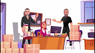 Animated explainer video for a logistics company