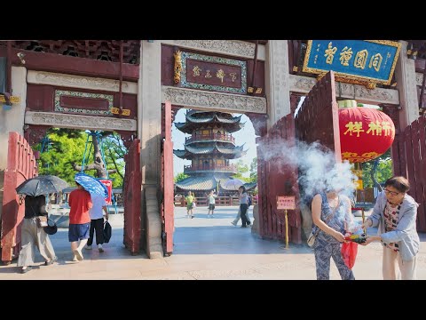 Walking Through a 1,000 Year Old Buddhist Temple in Shanghai - Longhua Temple 龙华寺 | China Travel 4K