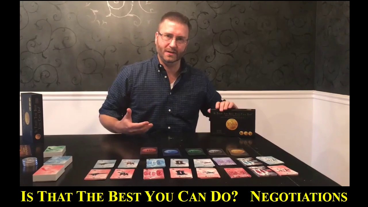 "Is That The Best You Can Do?" Board Game - 2 Negotiations