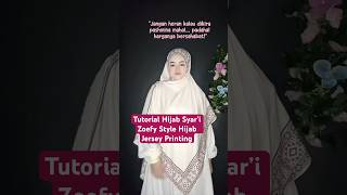Tutorial Pashmina Syar’i Zoefy Style https://s.shopee.co.id/4LH6AePOwW #tutorialhijab #inspirasi
