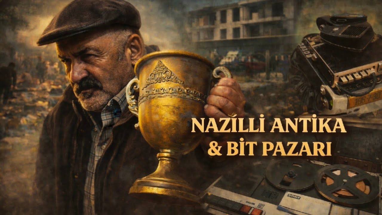 NAZİLLİ ANTİKA & BİT PAZARI 🎥 1969 HİBRİT KASET ÇALAR BULDUK‼️#4