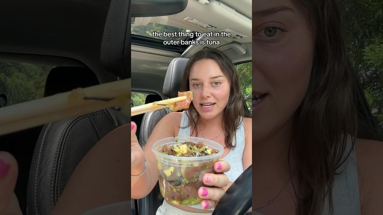 eating tuna poke and sharing an intimate fantasy of mine