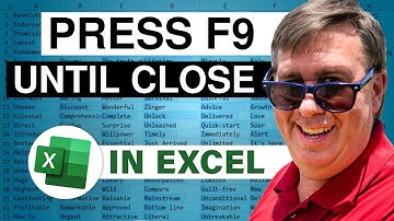 Excel - Brute Force Solving Using F9 in Excel - Episode 2180