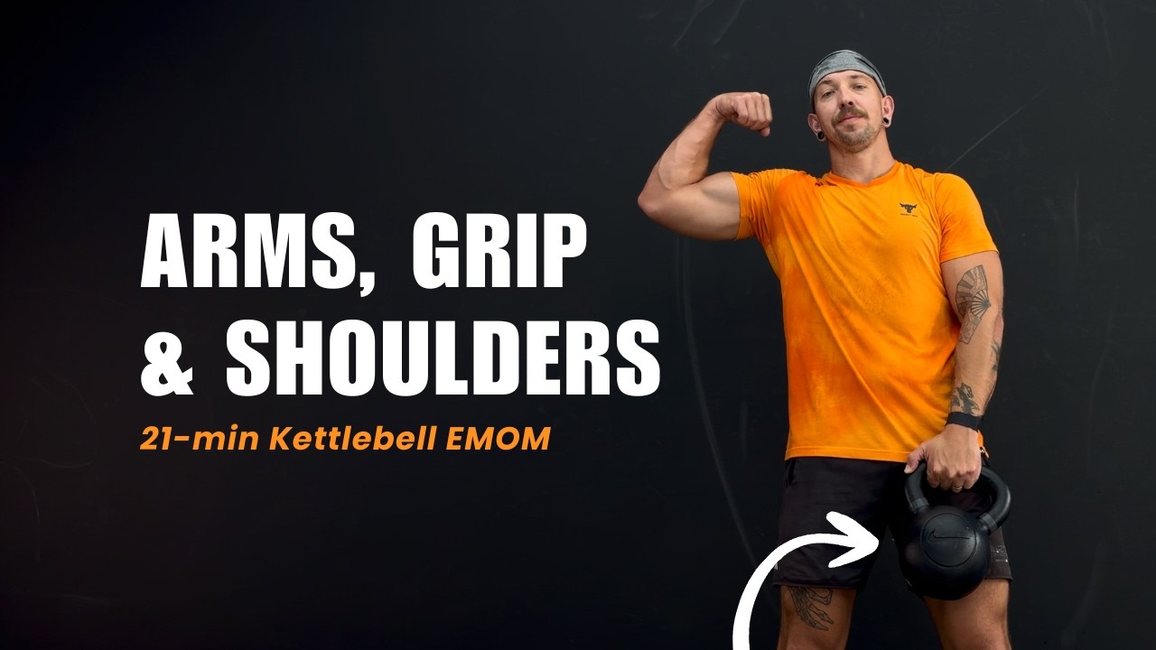 20-Minute Kettlebell Workout | Shoulders and Arms Burner - YouTube
