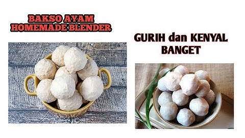 RESEP BAKSO AYAM BLENDER - ASLI HOMEMADE ANTI GAGAL