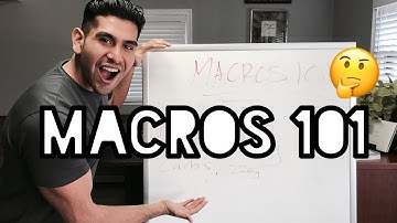 HOW TO CALCULATE MACROS (EASY!)