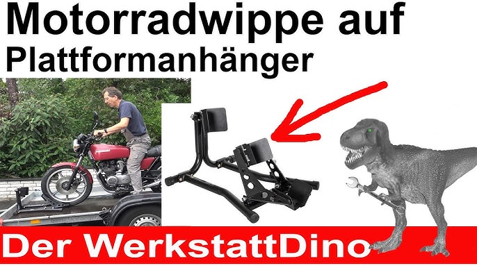 Motorradhalterung auf Anhänger bauen - So haben wir das gelöst