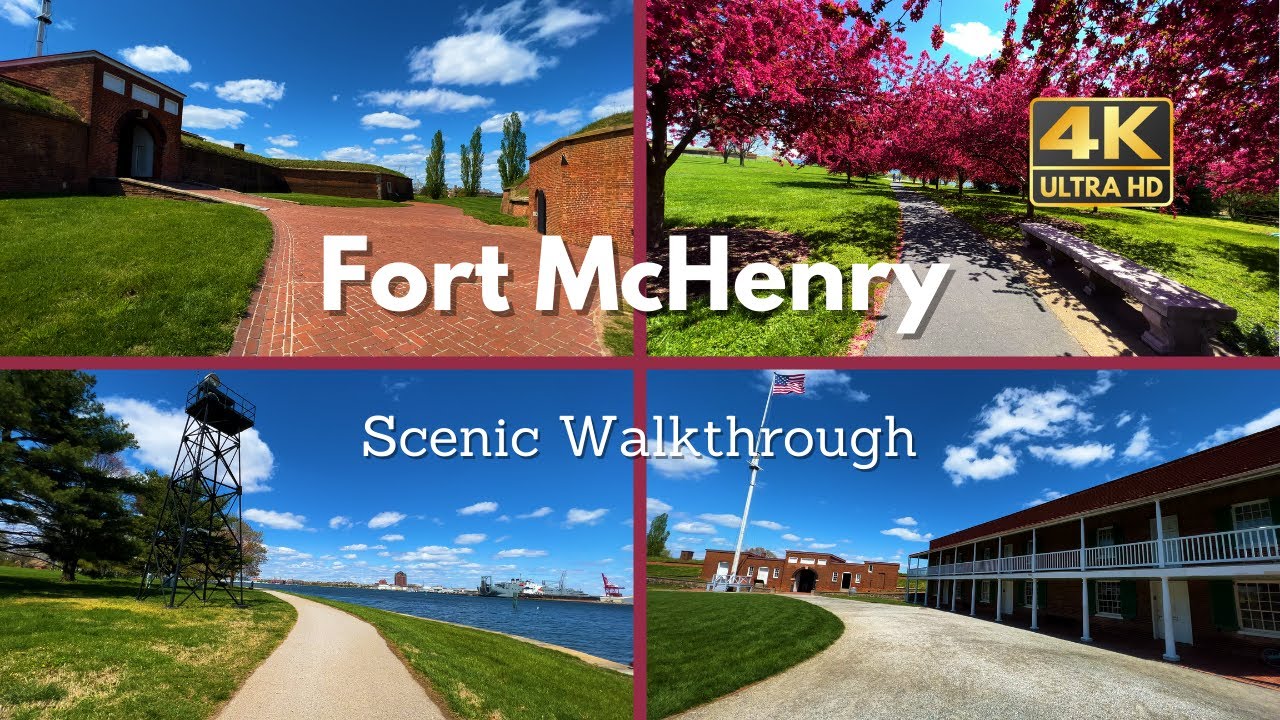 Fort McHenry Scenic Walkthrough | Baltimore, MD USA