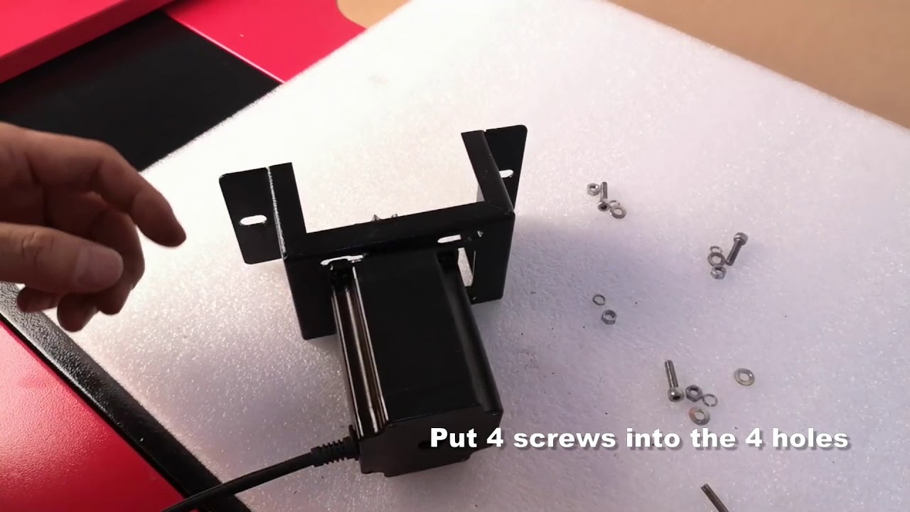 How to replace Z axis stepper motor of HL 130W 1060X CO2 laser machine ...