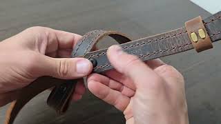Quick review of the Nohma Buffalo Leather Rifle Sling
