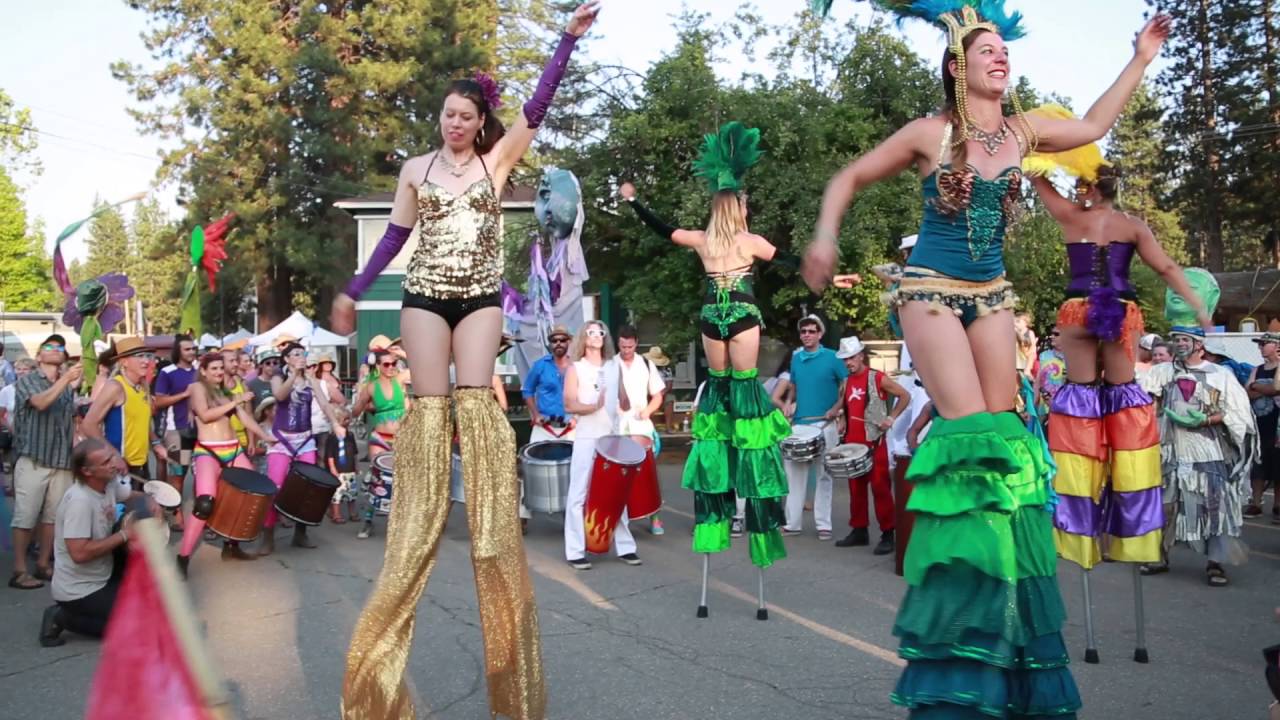 Samba Stilt Circus High Sierra Music Fest 2016 YouTube