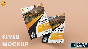 How To Create a Flyer Mockup In Photoshop | Best Flyer Mockup Design Photoshop Tutorial