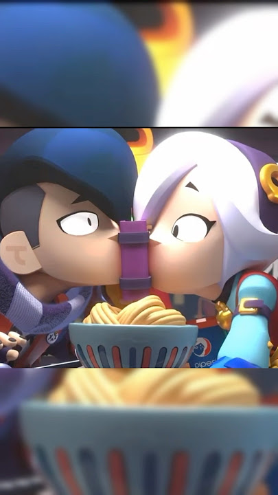 Edgar & Colette Finally Kissed 😍 Max 💀 #brawlstars #edgar #brawltheory #brawlstarsanimation
