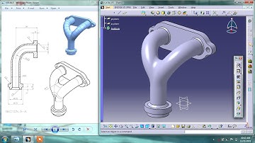 #CATIA V5 #Exhaust Manifold tut