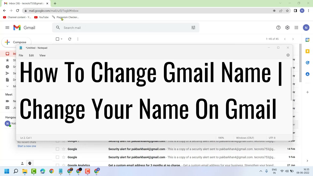 Name gmail