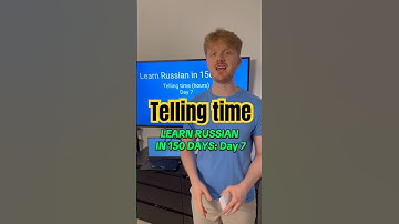 Learn Russian in 150 days: Day 7 telling time hours #russian #learnlanguages #polyglot