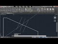 AutoCAD 2D. Прямая под углом к другой прямой