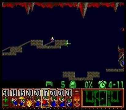 Lemmings - Tricky Level 6 Solution