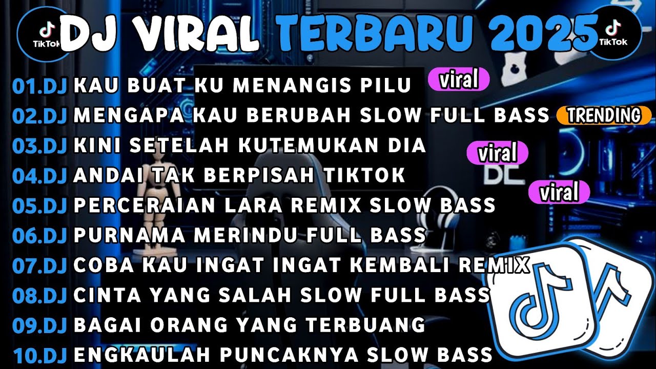 DJ TIKTOK TERBARU 2025||DJ KAU BUAT KU MENANGIS PILU🎵DJ MENGAPA KAU BERUBAH FULL ALBUM